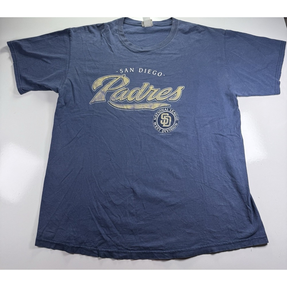 Vintage 90 Lee Sport‎ San Diego Padres XL MLB Baseball T-Shirt USA single stitch